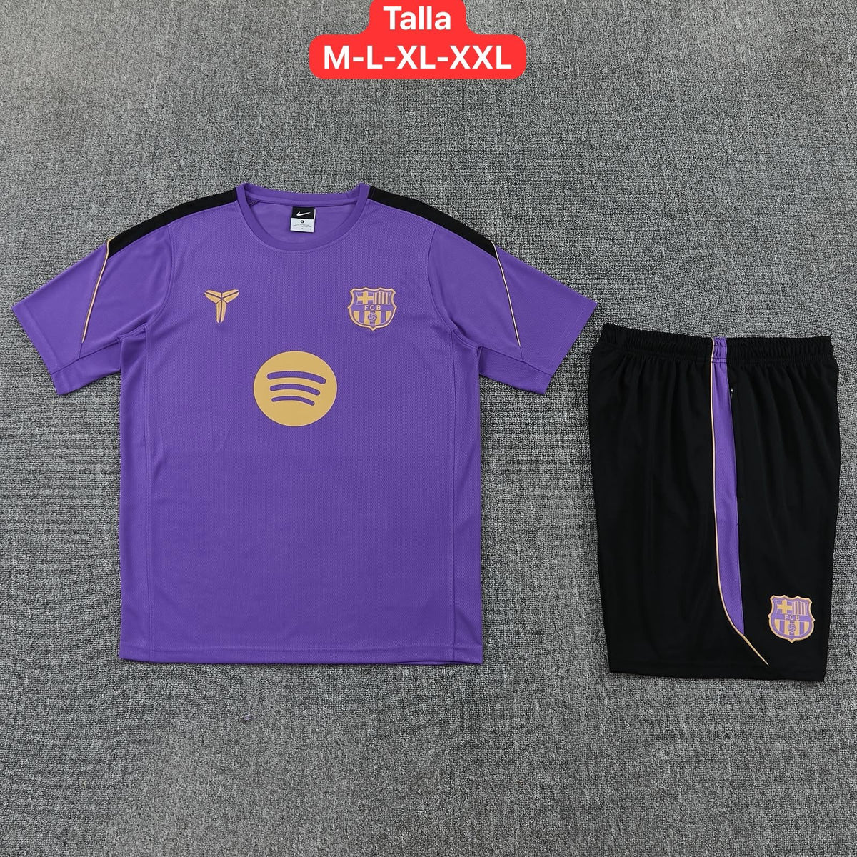 CONJUNTO ENTRENAMIENTO FC BARCELONA MORADO