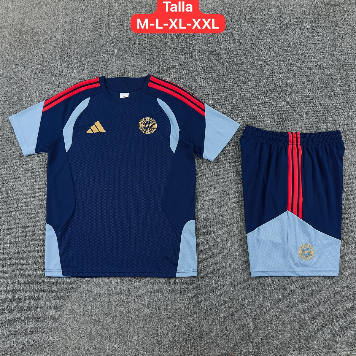 CONJUNTO ENTRENAMIENTO BAYERN MÚNICH AZUL