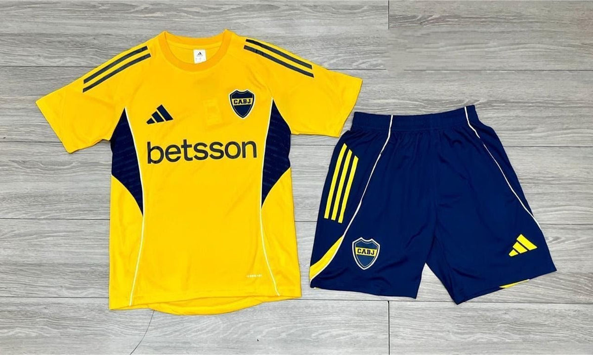 CONJUNTO ENTRENAMIENTO BOCA JUNIORS AMARILLO
