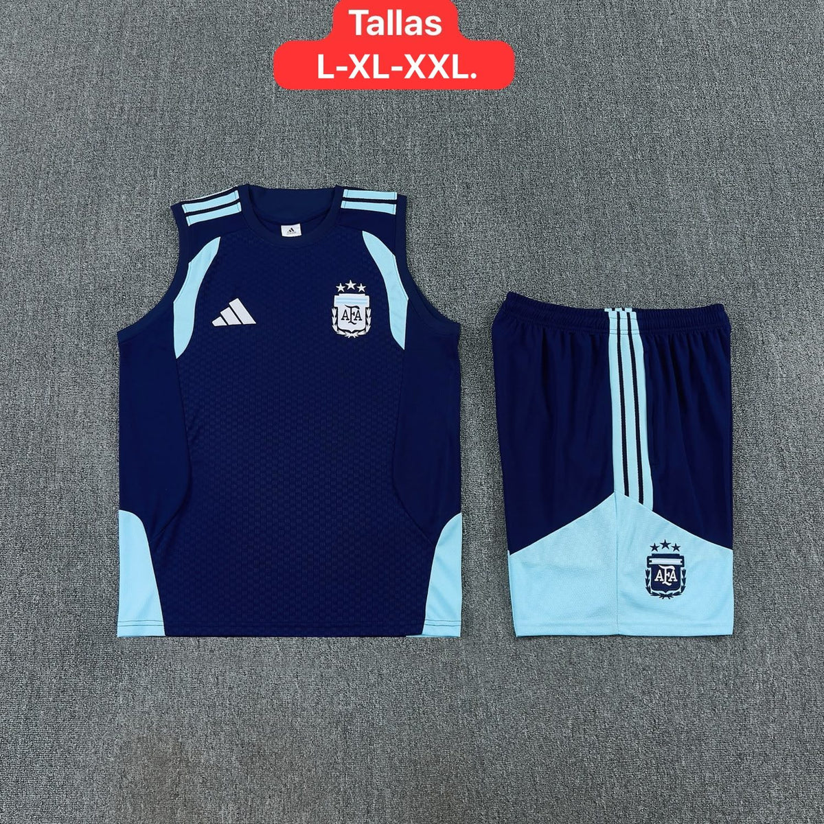 MUSCULOSA ENTRENAMIENTO ARGENTINA AZUL