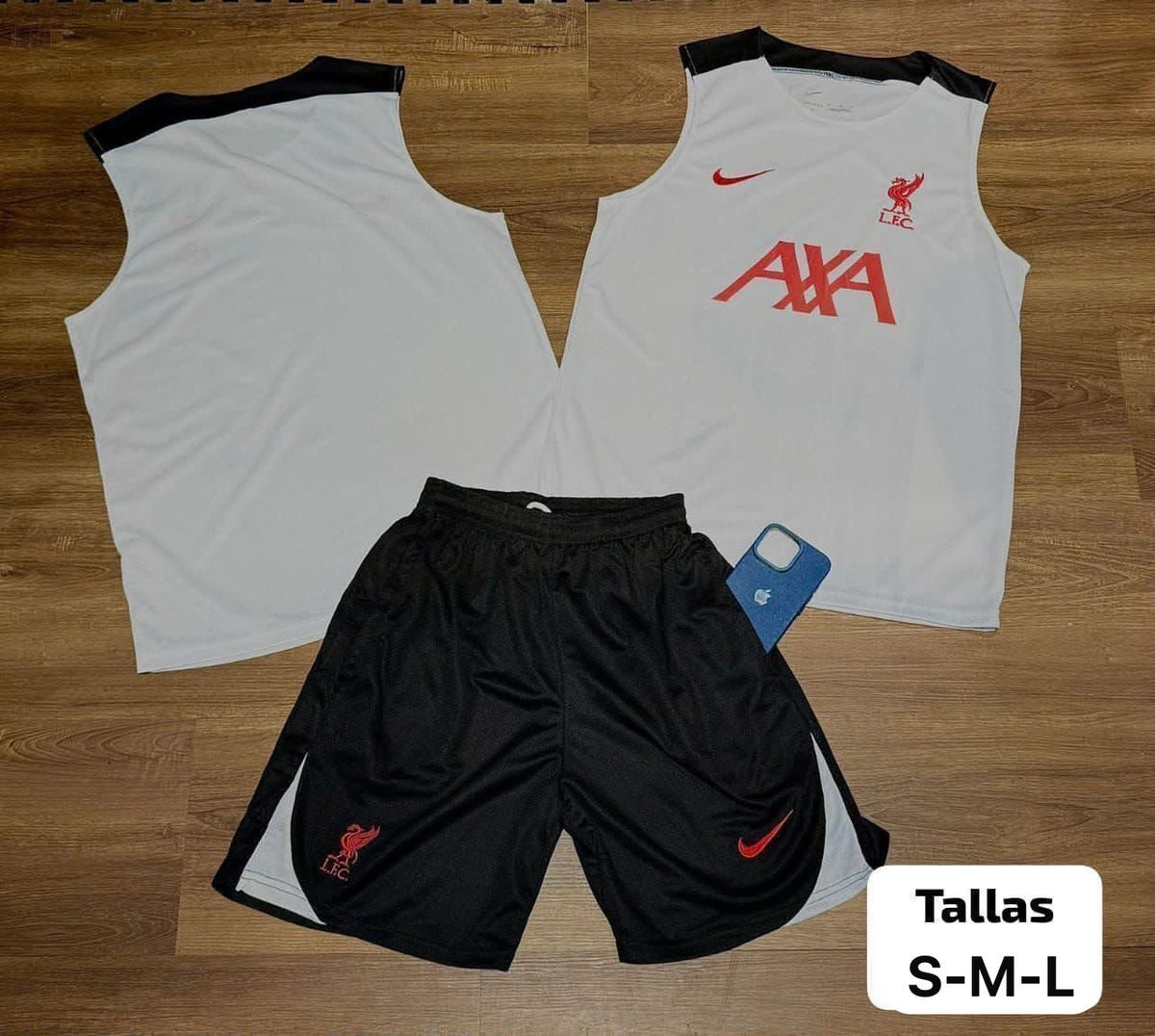 MUSCULOSA ENTRENAMIENTO LIVERPOOL BLANCA