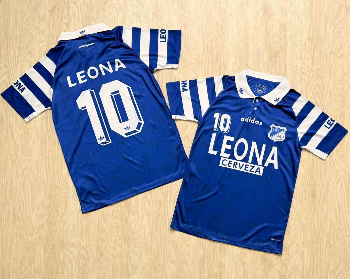 MILLONARIOS RETRO LEONA AZUL