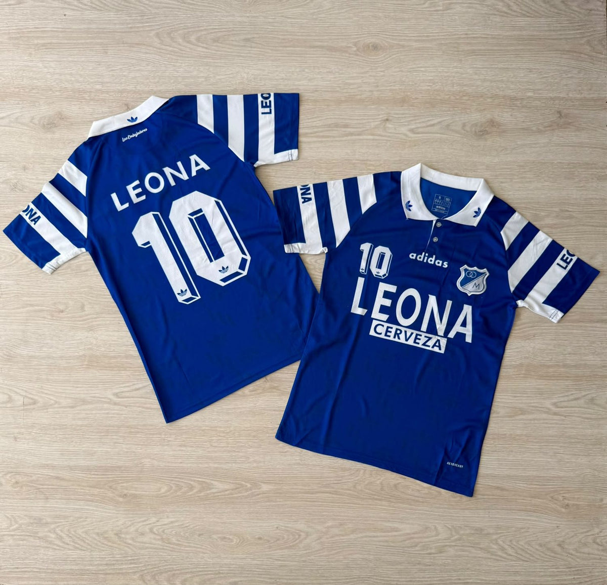 MILLONARIOS RETRO LEONA AZUL
