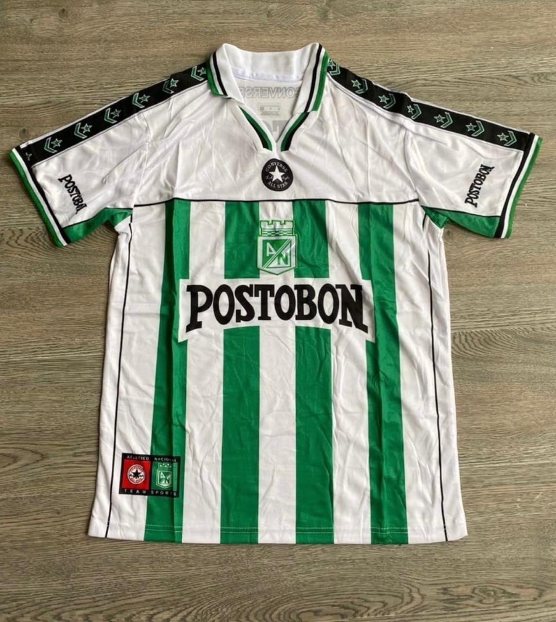 ATLÉTICO NACIONAL RETRO POSTOBÓN BLANCA