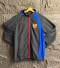 CHAQUETA ROMPEVIENTOS FC BARCELONA AZUL