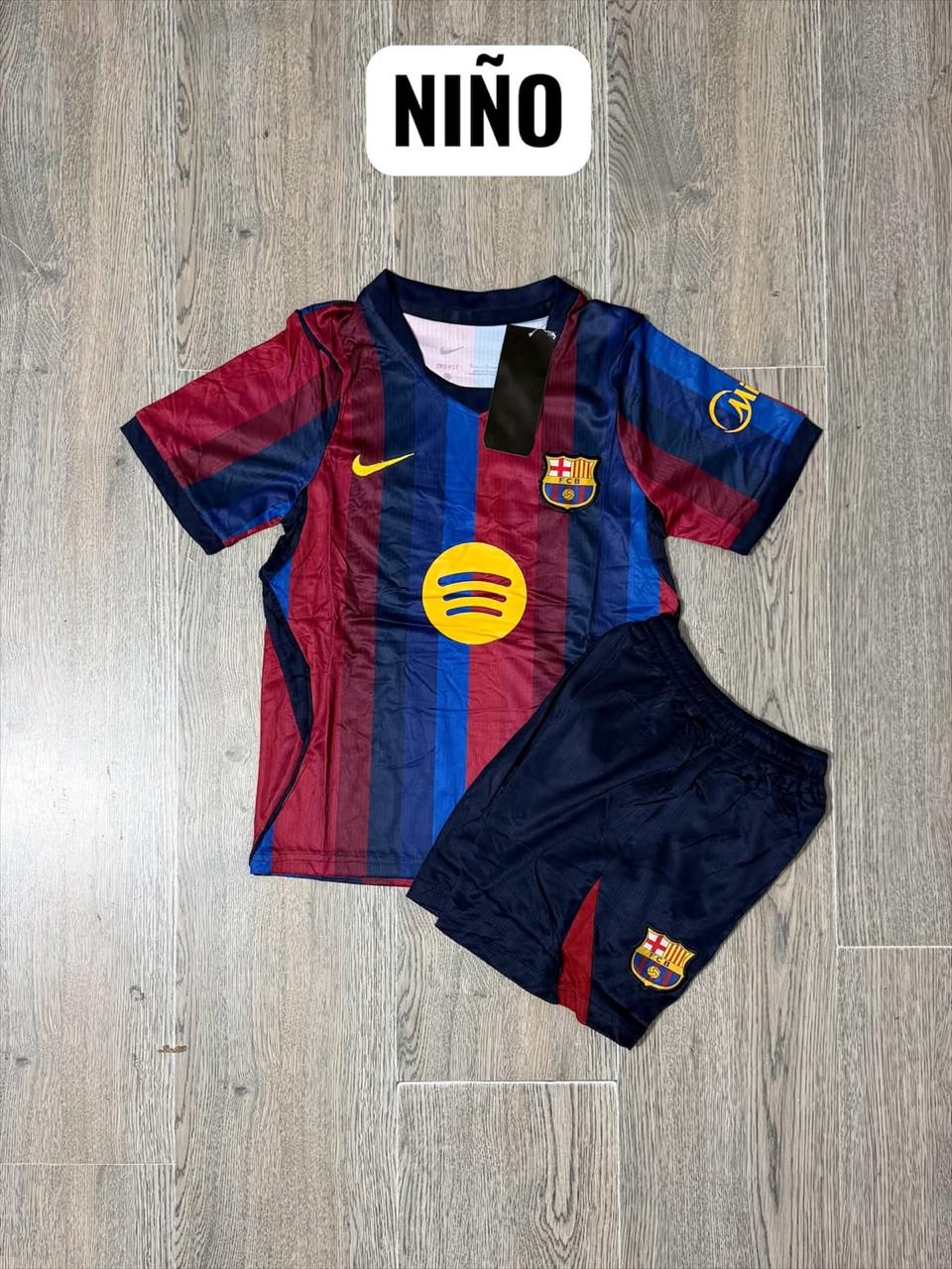 UNIFORME NIÑO FC BARCELONA LOCAL 26/27